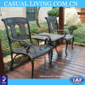 outdoor cast aluminum chair